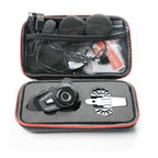 Knmaster KN6100 PRO Motosiklet Kask İnterkom Seti-Karbon Siyah