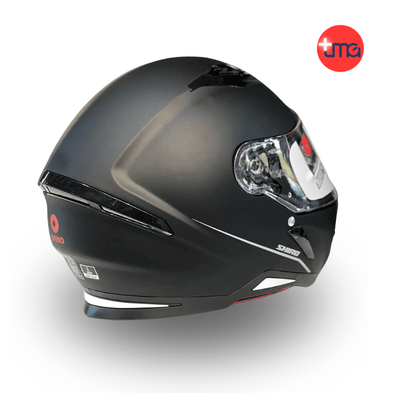 Shiro Hunter Mat Siyah Kask Full Face Kask Motosiklet Kaskı Kapalı Kask Full Siyah Kask