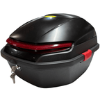 Motor Arka Bagaj Çantası 35 LT Led Sinyal ve Stoplu Piano Black