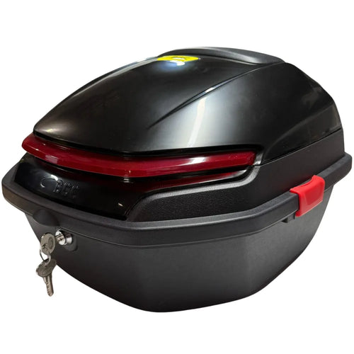 Motosiklet Çanta 35 lt. 1 adet Kask Sığar Led Işıklı