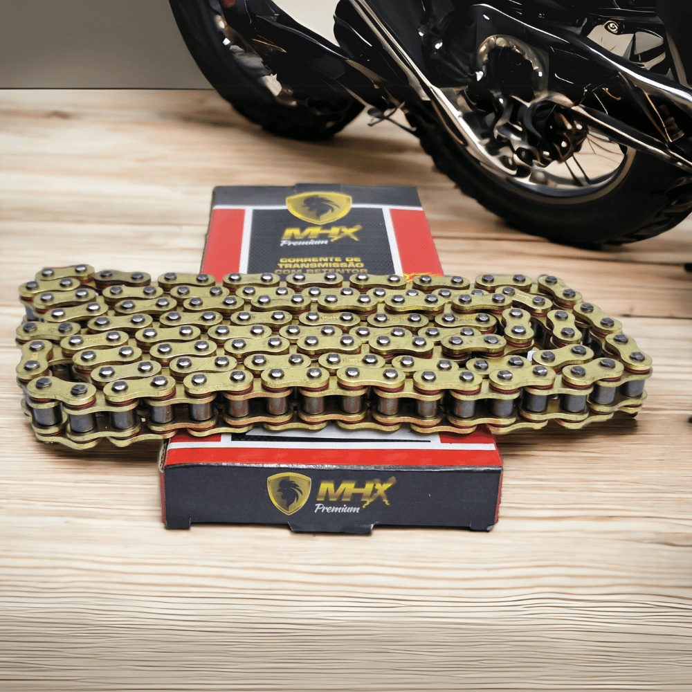 Bajaj Pulsar NS200-RS200 Teker Zinciri 520HO 120L Bakla Gold 1.Kalite