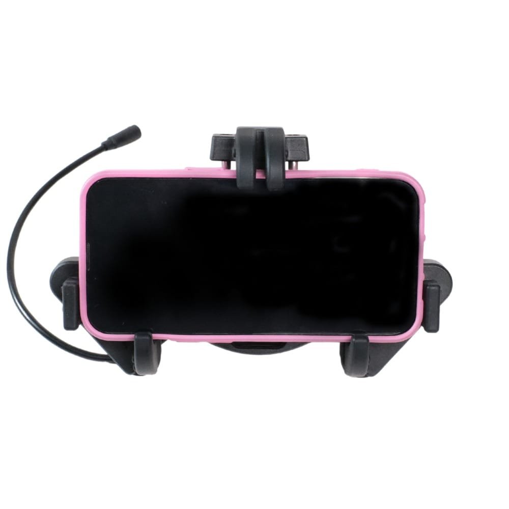 KNMASTER TT-840WU Titreşim Engelleyicili Kablosuz Şarjlı Tüm Motosikletlere Uyumlu Telefon Tutucu Stok