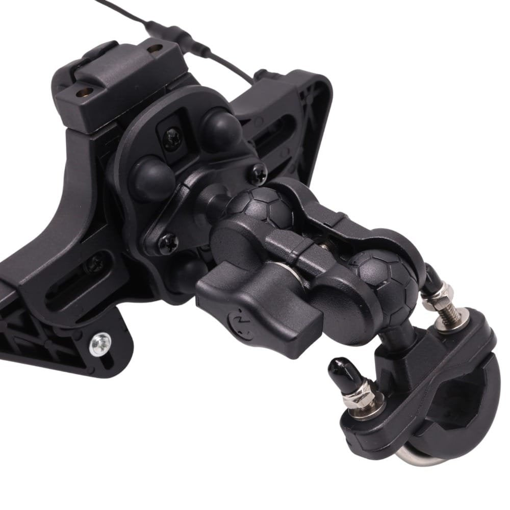 KNMASTER TT-840WU Titreşim Engelleyicili Kablosuz Şarjlı Tüm Motosikletlere Uyumlu Telefon Tutucu Stok