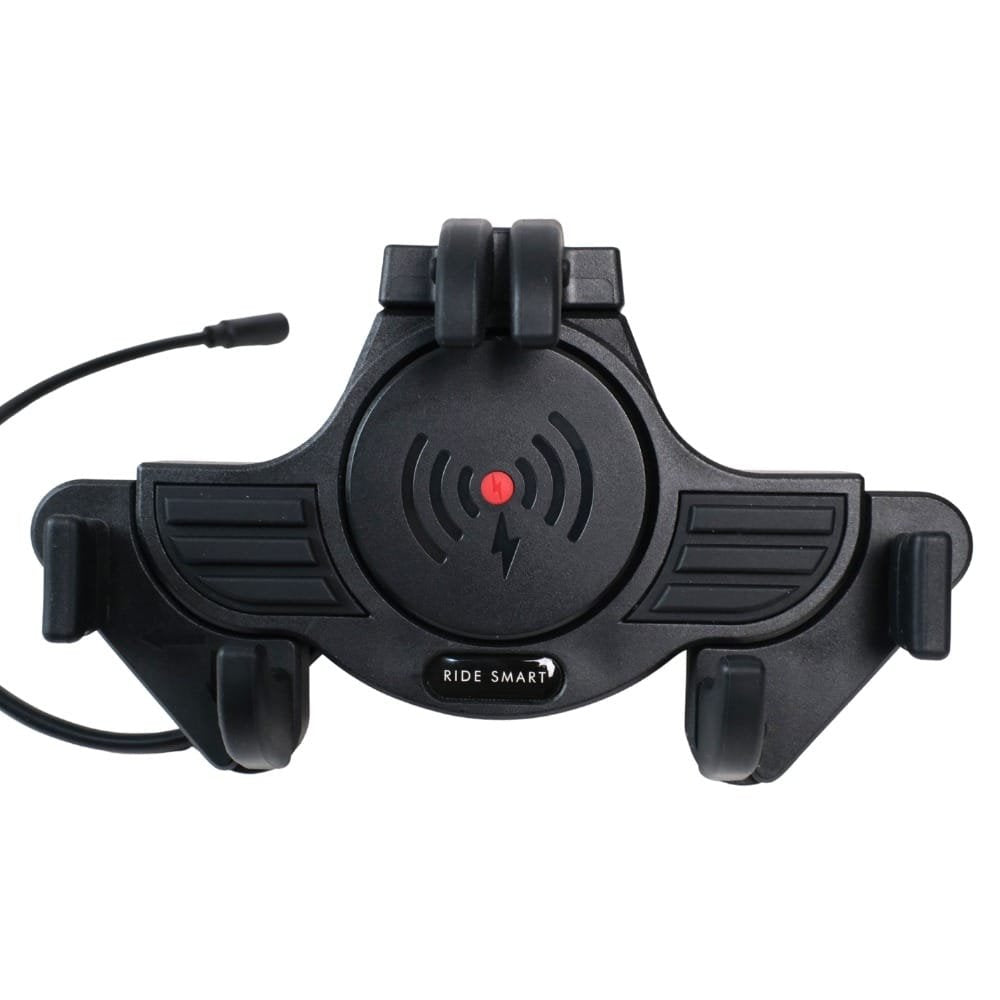 KNMASTER TT-840WU Titreşim Engelleyicili Kablosuz Şarjlı Tüm Motosikletlere Uyumlu Telefon Tutucu Stok