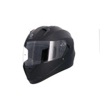 Shiro Full Face Blaster Solid Mat Siyah Güneş Gözlüklü Kask
