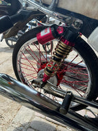 Jant Teli ve Nipeli Kırmızı Renk Kıvrımlı 4mm X 172mm