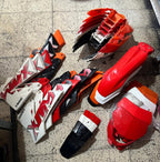 Yuki YK250 GY-7 İzci Cross Kaporta Seti Turuncu - Kırmızı - Beyaz - Siyah 6 Parça Orijinal