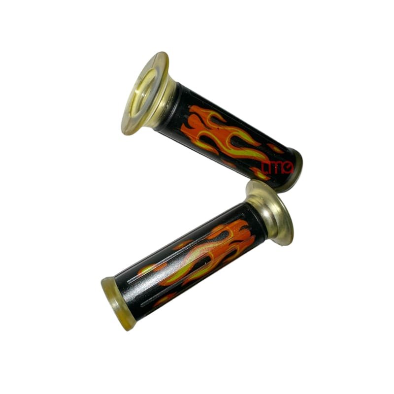 Motosiklet Elcik Takımı Alev Desenli İç Çapı 24mm