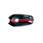 Asya As100 CG Depo ve Yan Kapak Takım Siyah Gri Orijinal