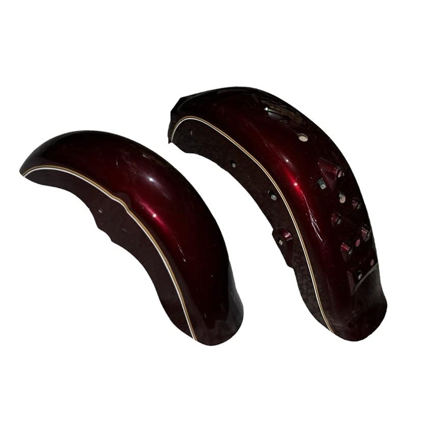 Çelik Crown 150 - Ramzey QM 250 Chopper Ön Arka Çamurluk Bordo