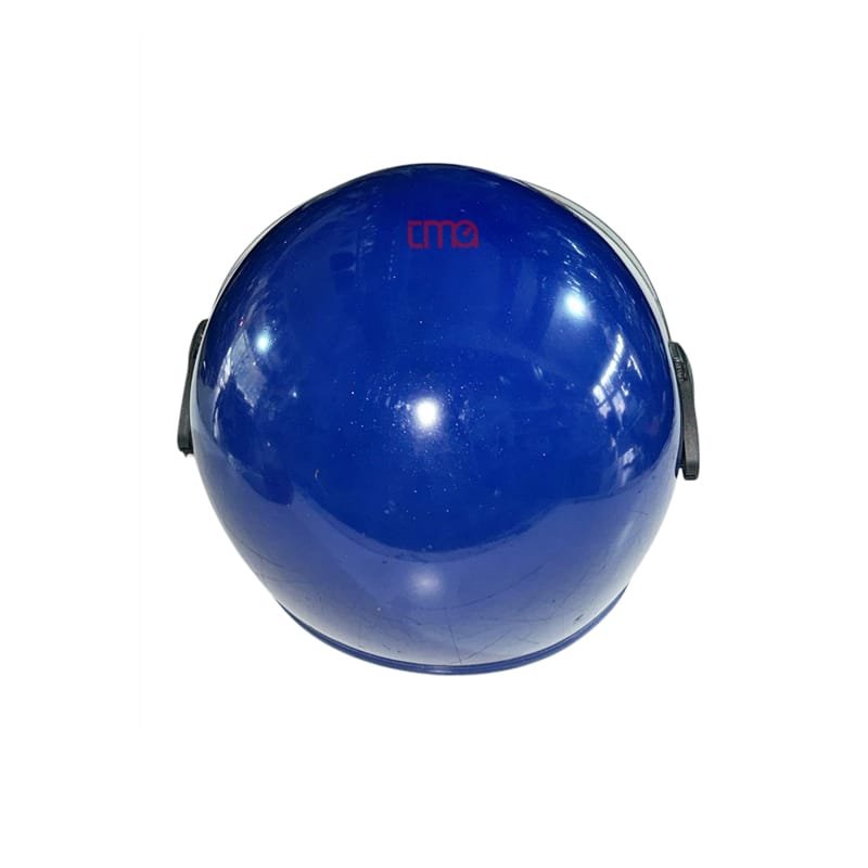 Çocuklar İçin Motosiklet Camlı Kask Jokey Tipi Küçük Beden Mavi Renk