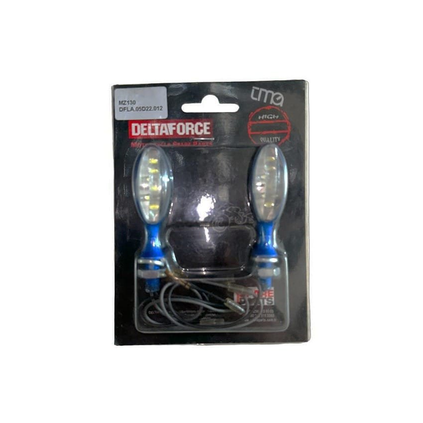 Delta Force Led Sinyal 2'li Takım Oval Mavi