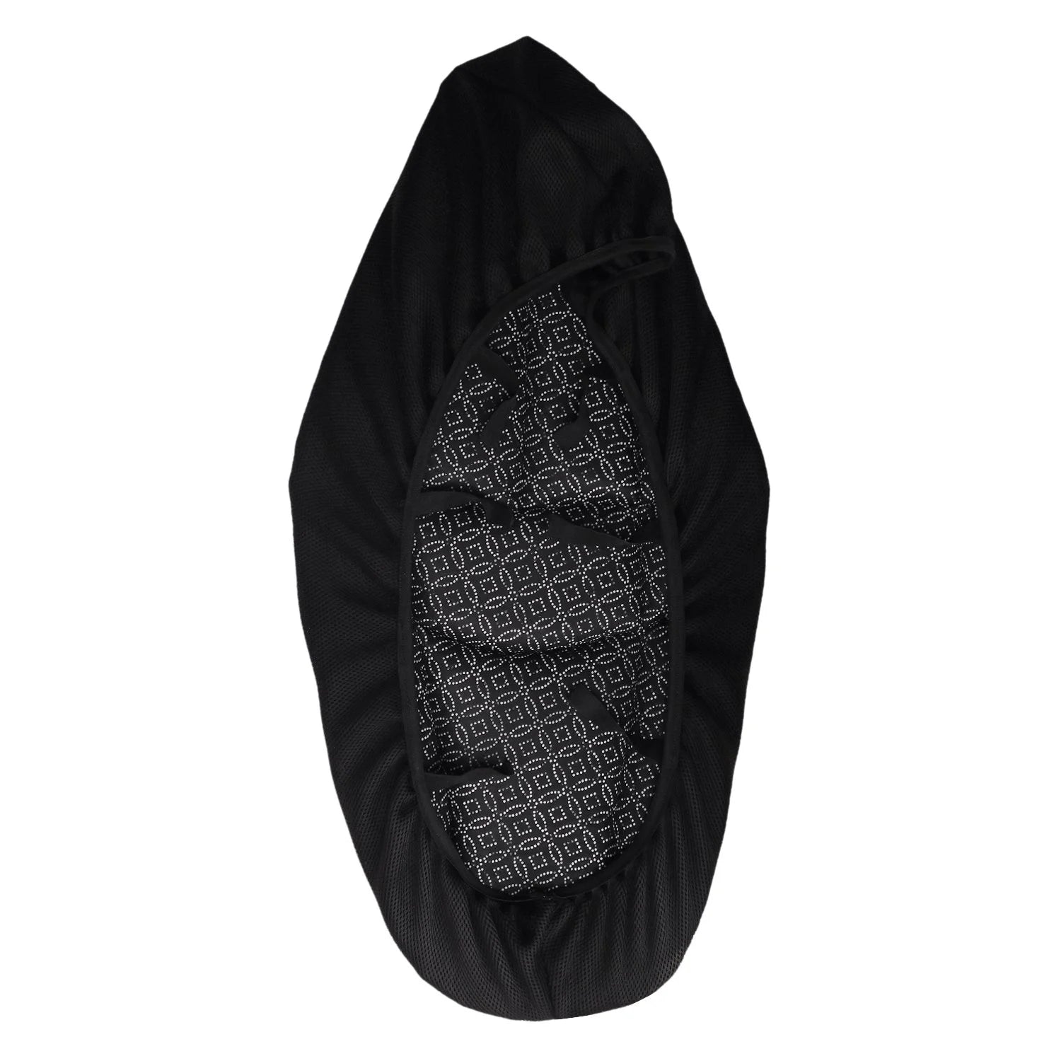 Yamaha XMAX 250-400 2018-2024 Uyumlu Fileli Motosiklet Konfor Sele Kılıfı Siyah