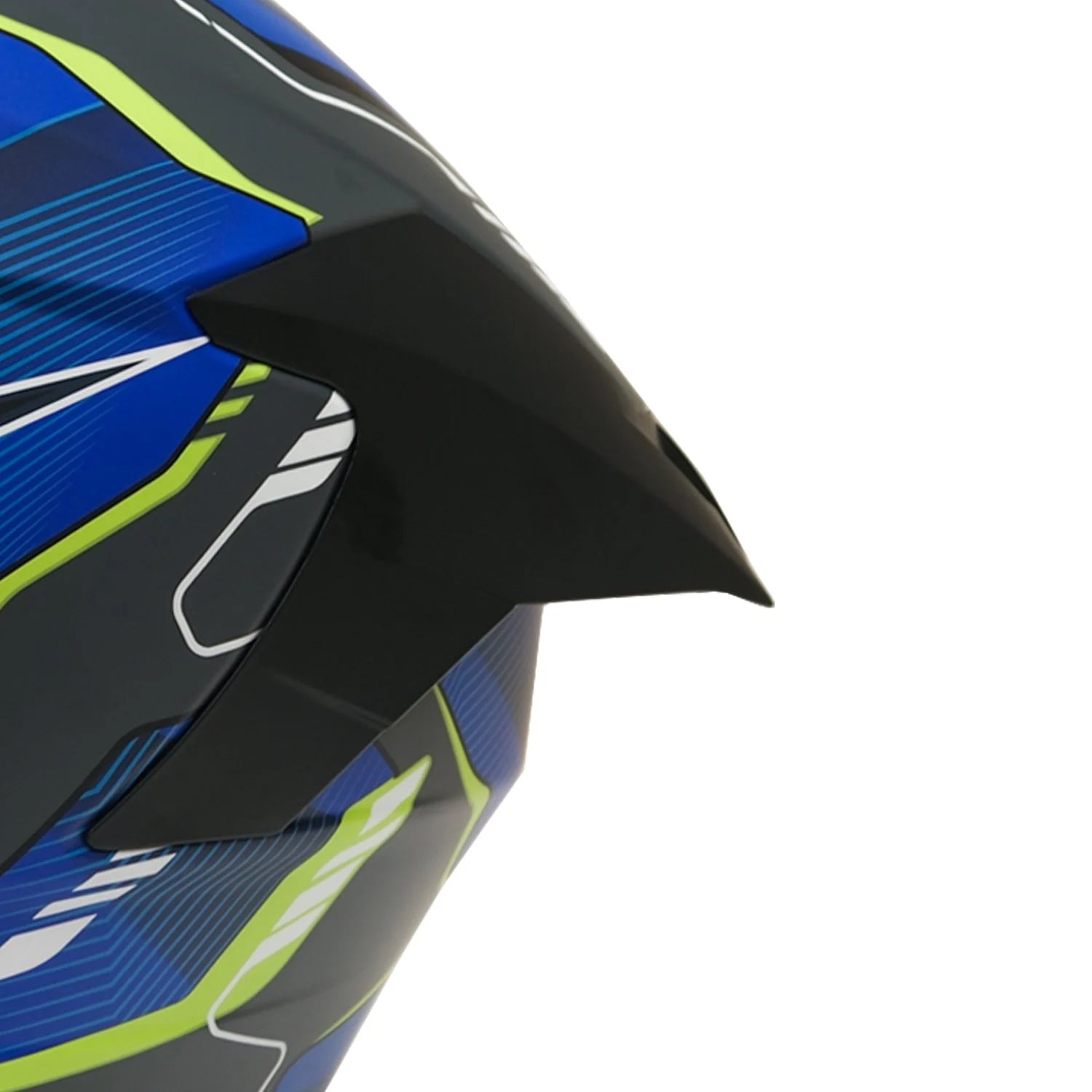 MY HELMET MKS001-EGBY Yarış Spoiler Güneş Vizörlü Şeffaf Full Face Motosiklet Kaskı