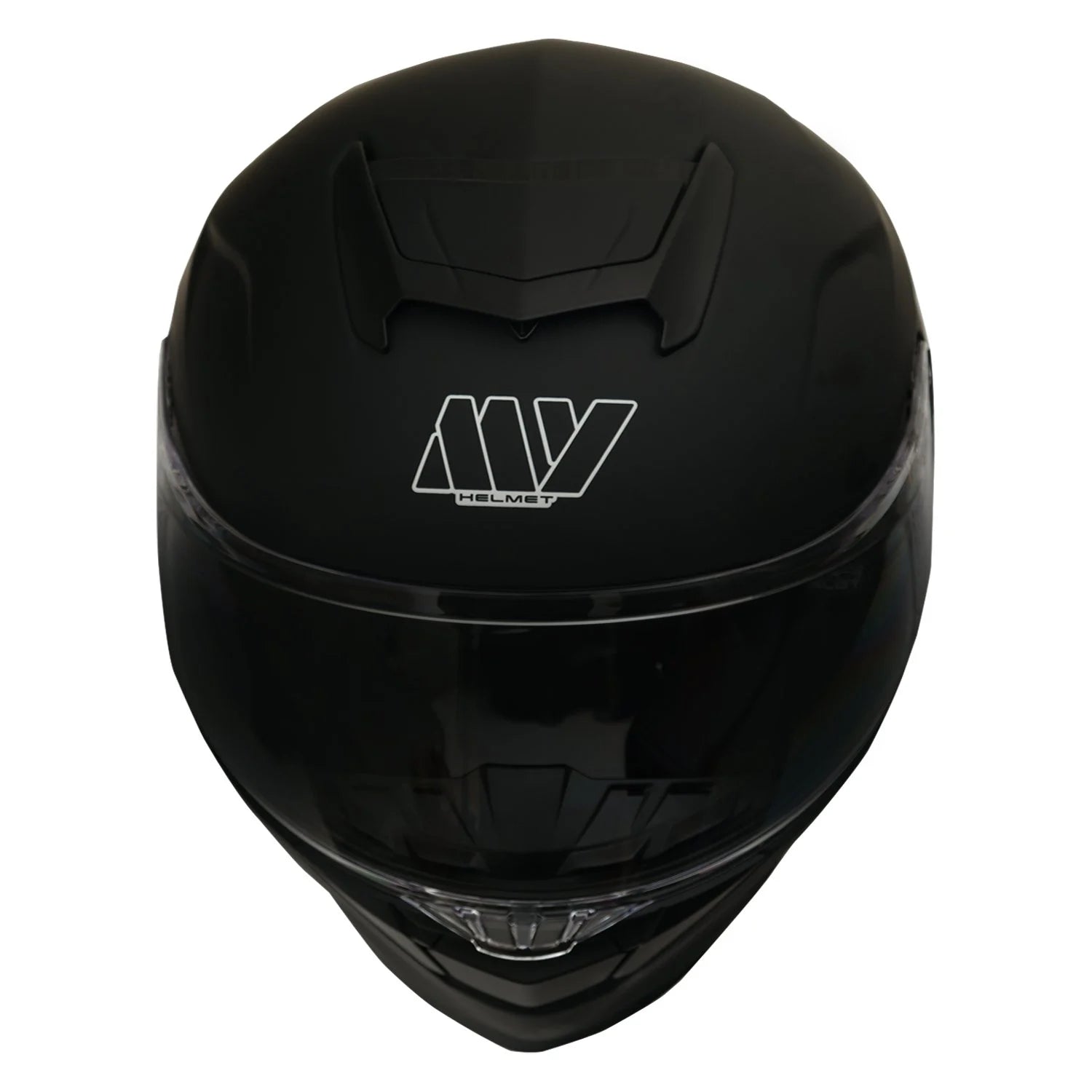 MY HELMET MKS001-MB Yarış Spoiler Güneş Vizörlü Şeffaf Full Face Motosiklet Kaskı