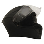 MY HELMET MKS001-MB Yarış Spoiler Güneş Vizörlü Şeffaf Full Face Motosiklet Kaskı