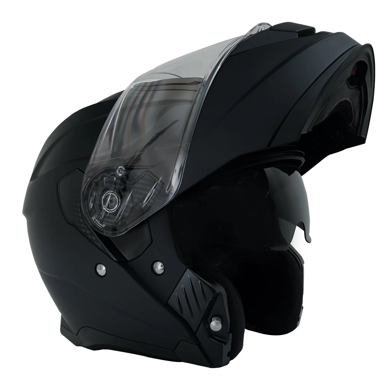 MY HELMET MKS002-B Güneş Vizörlü Şeffaf Çene Açılır Motosiklet Kaskı