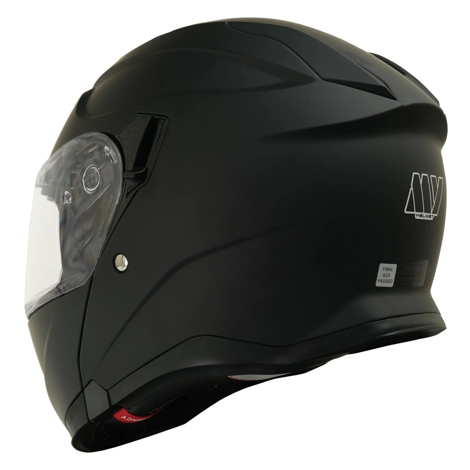 MY HELMET MKS002-B Güneş Vizörlü Şeffaf Çene Açılır Motosiklet Kaskı
