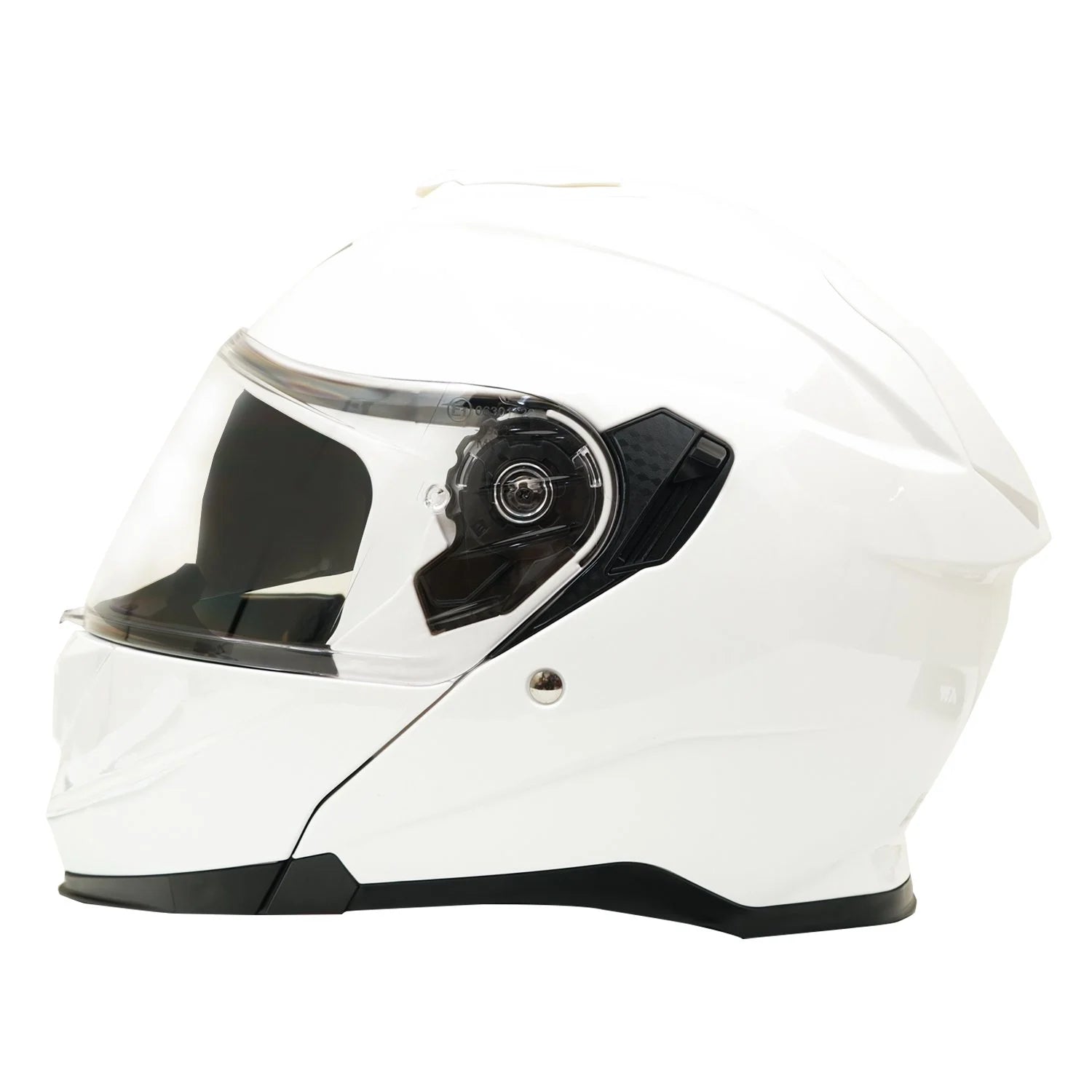 MY HELMET MKS002-PW Güneş Vizörlü Şeffaf Çene Açılır Motosiklet Kaskı