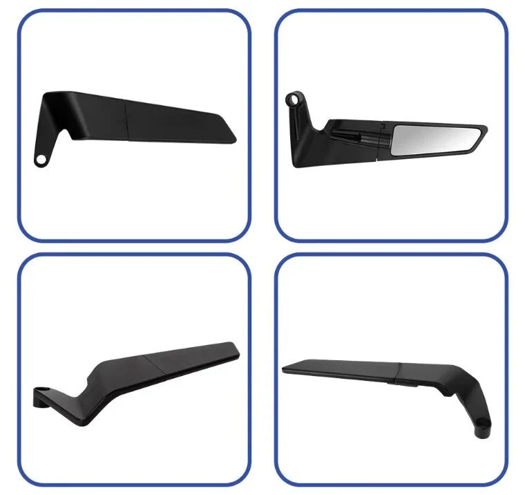 H2 Katlanır Ayna Takımı Gidon Bağlantılı 8/10 mm.