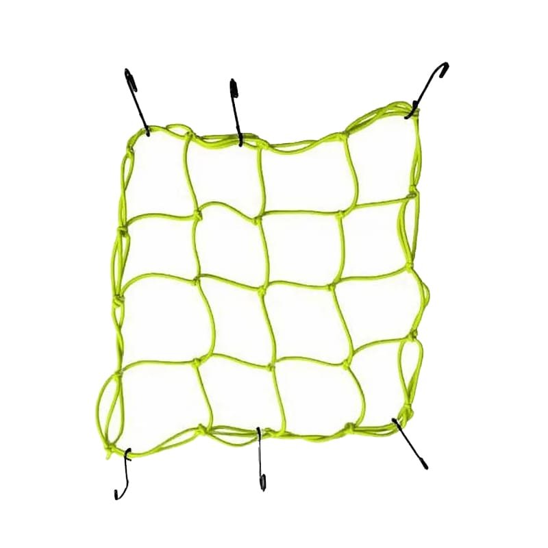 Motosiklet Kask ve Bagaj Filesi Neon Yeşil