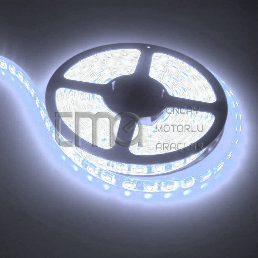 Şerit Led Silikonlu (Beyaz) 5 mt.
