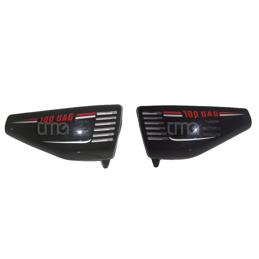 Mondial UAG 100 Yan Kapak Sağ Sol Takım Siyah Orijinal