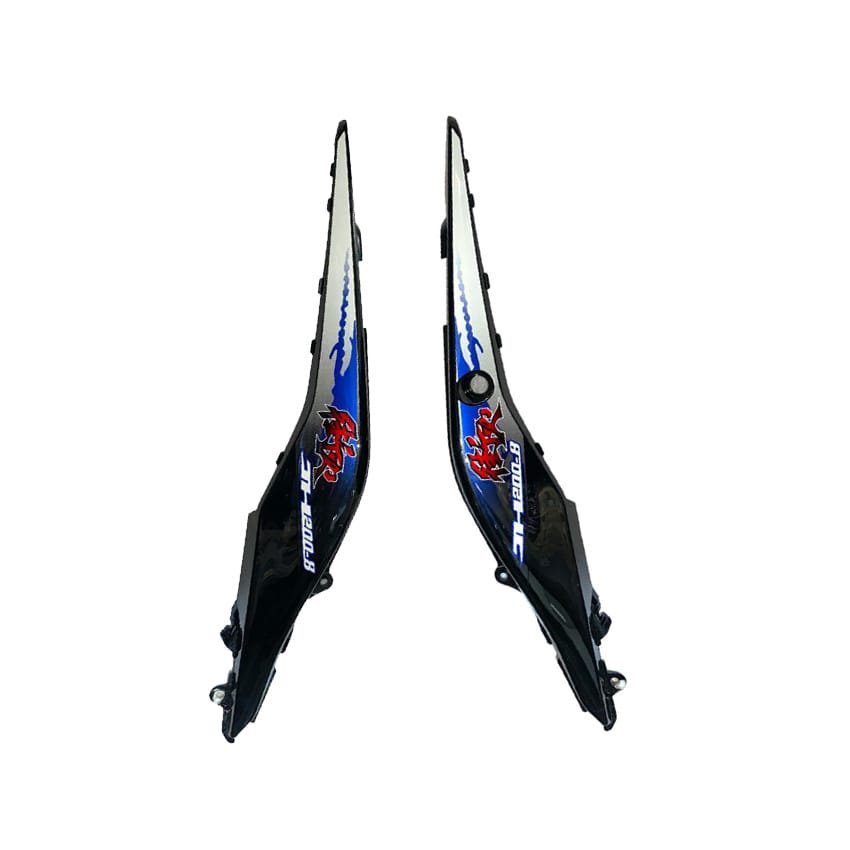 Spada X-Fire 200 Efi Sele Altı Sağ Sol Takım Siyah Mavi