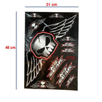 Kurukafa Yapıştırma Sticker Büyük Boy 31X46 cm