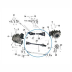 Keeway Atv 300 Gtx Ön Şaft Tahrik Mili