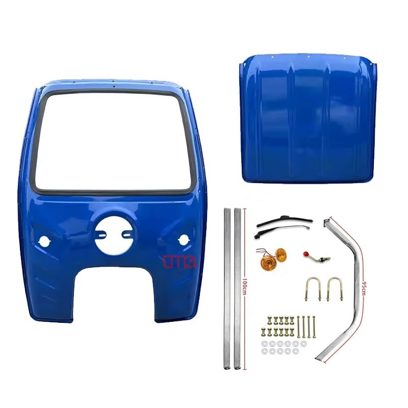 Treeporter Üç Teker Motor Kabini Komple Set Mavi