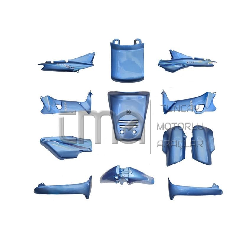 Asya 100 Türkcub Kaporta Seti Orijinal Mavi