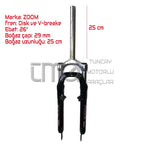 ZOOM Bisiklet Maşa 26 Uzun Boğaz Disk Fren Uyumlu Oversize